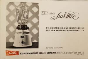 Starmix Küchenhelfer 1948